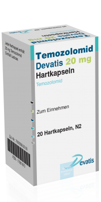 TEMOZOLOMIDE 20 MG 20 CAPSULES_DE